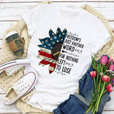 Women's Independence Day T Shirt Short Sleeve T-shirt Women's Fashion Loose