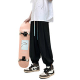 Men Sweatpants Casual Pants Men's Spring Loose Straight Wide-Leg Pants