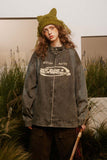 Unisex Jacket Fall Vintage Denim Jacket Women's Clothing