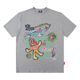 Men T Shirt T-shirt Men's and Women's National Fashion Brand Loose Short Sleeve Couple