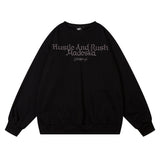 Men Hoodie Loose round Neck Sweater Men Spring and Autumn Simplicity Casual