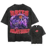 Japanese Anime T-shirt Double Sided Cotton Harajuku