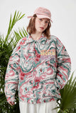 Unisex Jacket Autumn Colorful Embroidered Jacket Women's Clothing