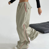 Women Cargo Pants Bell-Bottom Pants Women's Design Ins Casual Trousers