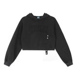 Women Hoodie Cropped Hoodie Girls Casual Sports Hoodie