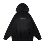 Men Hoodie Oversize Extra Large Loose Hooded Pullover Sports Top Spring and Autumn