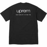 Mens T-shirts FW23 NYC TEE New York City Logo Crew Neck Short Sleeve T-Shirt Bottom Shirt