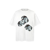 American vintage street T-shirt retro men's loose casual top