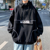 Men Hoodie Sweater Men's Hooded Jacket High Street Ins Spring and Autumn Loose