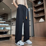Men Sweatpants Men's Summer High Street Loose Sports Pants All-Matching