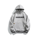 Unisex Hoodie Winter Retro University Style Loose Men and Women Couple Style