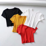 Women T-Shirt Short T-shirt Women's Short-Sleeved Summer Top