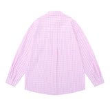 Men Long Sleeved T Shirt Spring and Autumn Yarn-Dyed Plaid Long Sleeve Shirt Men's Fashion Brand Bowknot Shirt