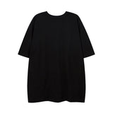 Men T Shirt Retro Alphabet Hip Hop Short Sleeve T-shirt Men and Women