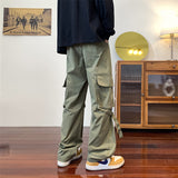 Men Sweatpants Men's Autumn and Winter Design Casual Pants Straight