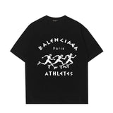 Classic Men's and Women's T-shirt OS Basic Versatile Round