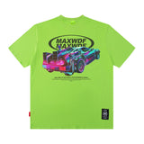 Men T Shirt Vintage Print Short Sleeves T-shirt Men and Women Ins Casual