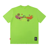 Men T Shirt Retro Men's Short-Sleeved T-shirt Casual Men and Women