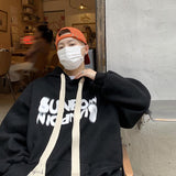 Men Hoodie Men's Spring and Autumn Clothing Retro Ins Fashion Brand Student Loose-Fitting Hoodie