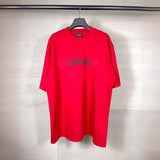 Men T-shirts Summer Paris Alphabet LOGET Shirt Short Sleeve Loose Casual