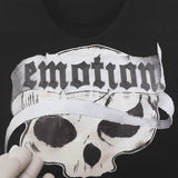 Mixed Emotion T-Shirt MIXED EMOTION Boxy Crew Neck Loose Short Sleeve