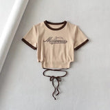 Women T-Shirt Short-Sleeved T-shirt Women's Summer Slim Top