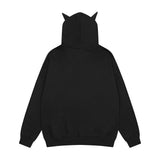 Men Hoodie Hoodie Coat Men's Loose Letter Printed Long Sleeve Band