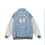 Varsity Jacket Vintage Autumn Vintage Loose Wash Jacket