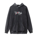 Men Hoodie Printed Hoodie Men's Ins Loose Distressed