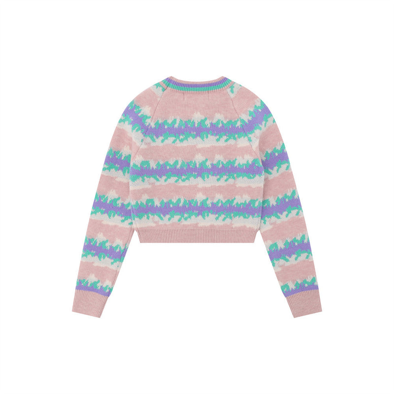 Women Sweater Letter Sweater Girls Autumn Leisure round Neck Long Sleeve Sweater