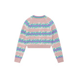 Women Sweater Letter Sweater Girls Autumn Leisure round Neck Long Sleeve Sweater