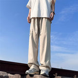 Men Sweatpants Men's Spring and Autumn Fashion Brand Wide-Leg Pants High-Grade Loose