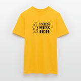 New Mittelfinger Scheiss muss ich  Männer T-Shirt