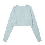 Women Sweater Short Cable-Knit Sweater Women's Autumn Loose round Neck