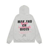 Men Hoodie Men's Ins Letter Printing Casual Long Sleeve Pullover Top
