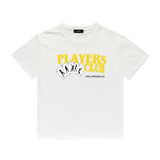 Amiri T Shirt Poker Girl Flower Casual Round Neck