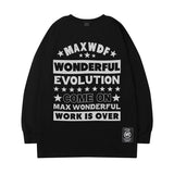 Men Long Sleeve Shirt Fashion Brand Autumn and Winter Long Sleeve T-shirt Men and Women Ins Hip Hop Style Loose All-Match