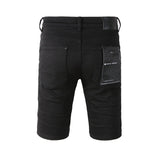 Purple Brand Denim Shorts High Street Black