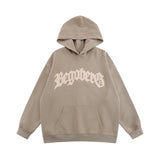 Men Hoodie Printed Hoodie Washed Autumn Long Sleeve Loose
