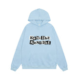 Men Hoodie Embroidered Letter Hooded Sweater Men's Loose Pullover Long Sleeve Hoodie