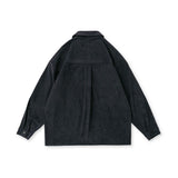 Unisex Jacket Autumn Corduroy Shirt Women's Clothing