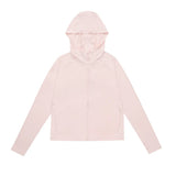 Women Sun Protection Shirt Loose Sunscreen Clothes Girls Summer Casual Hooded Cardigan Long Sleeve