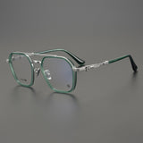 CHH Chrome Hearts Glasses Collector's Edition Double Beam Large Frame Ultra Light Pure Titanium Glasses Frame