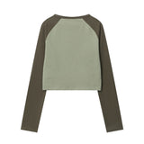 Women Long Sleeve T-Shirt Retro Cat Printing Long Sleeve T-shirt Girls Spring and Autumn Sleeve