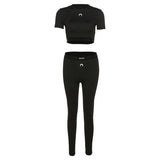 Women Co-Ord Set Women's Spring Clothing Fashion Midriff-Baring Top Tight
