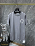 CHH Chrome Hearts T Shirts Simple Letter Slogan Horseshoe Cross Short Sleeve T-shirt