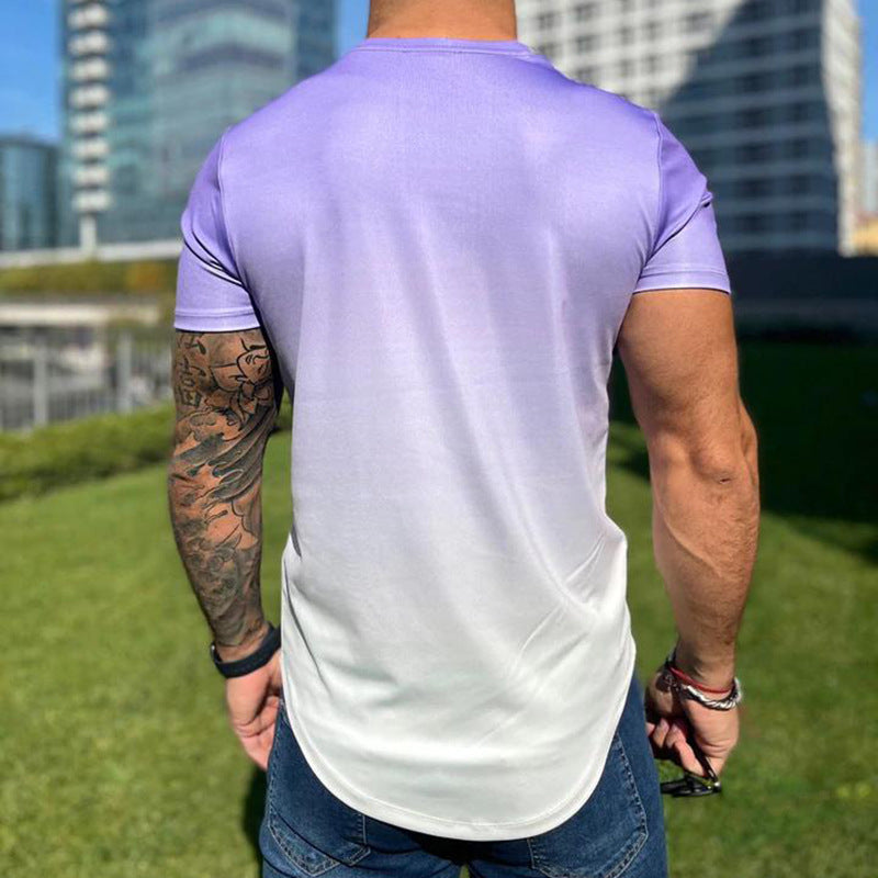 Men T Shirt Summer Menswear Leisure Pullover Short Sleeve