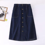 Women's Skirt Vintage Denim Skirt for Women Spring and Autumn