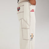 Women Cargo Pants Casual Straight-Leg Jeans Women's Loose