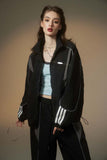 Unisex Jacket Autumn Contrast Color Casual Coat Women's Clothing